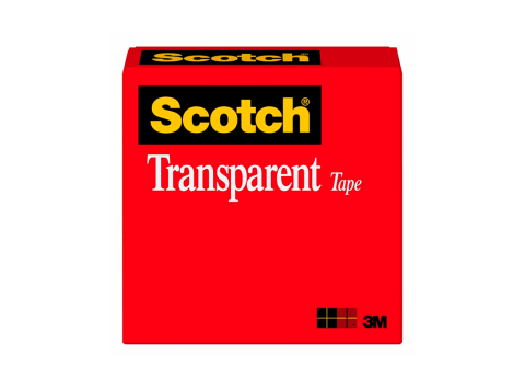 Cinta adhesiva Scotch Tape 600 color transparente 19 mm x 33 m