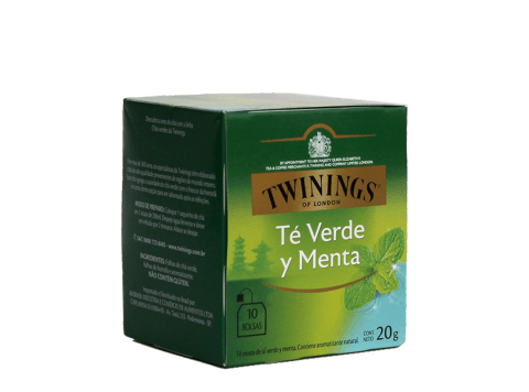 Té verde y menta Twinings 10 sobres