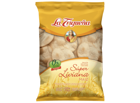 Galleta de maíz La Trigueña Super Liviana 220g