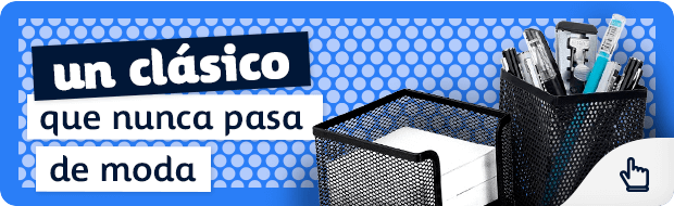 Artículos de escritorio en metal calado